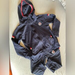 Kids Moncler Tracksuit| Navy Blue | 4T